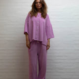 BONGUSTA - NARAM Pants | soft fuchsia - Hose - ROSA ECK -
