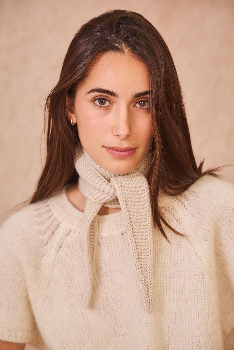 Calie Paris - Kleiner Sophie - Schal • Off - White - Schal - ROSA ECK Concept Store
