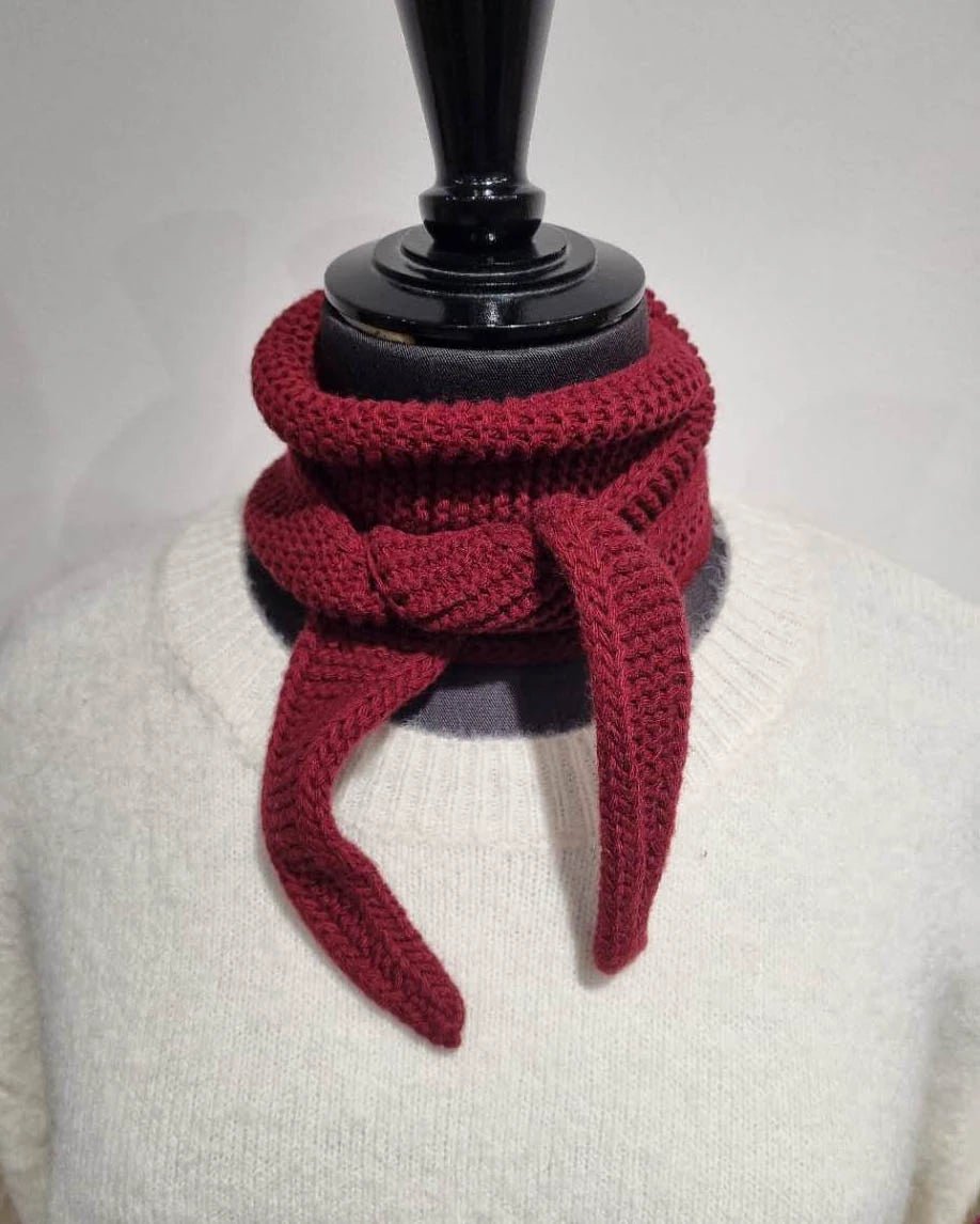 Calie Paris - Kleiner Sophie - Schal • Weinrot - Schal - ROSA ECK Concept Store