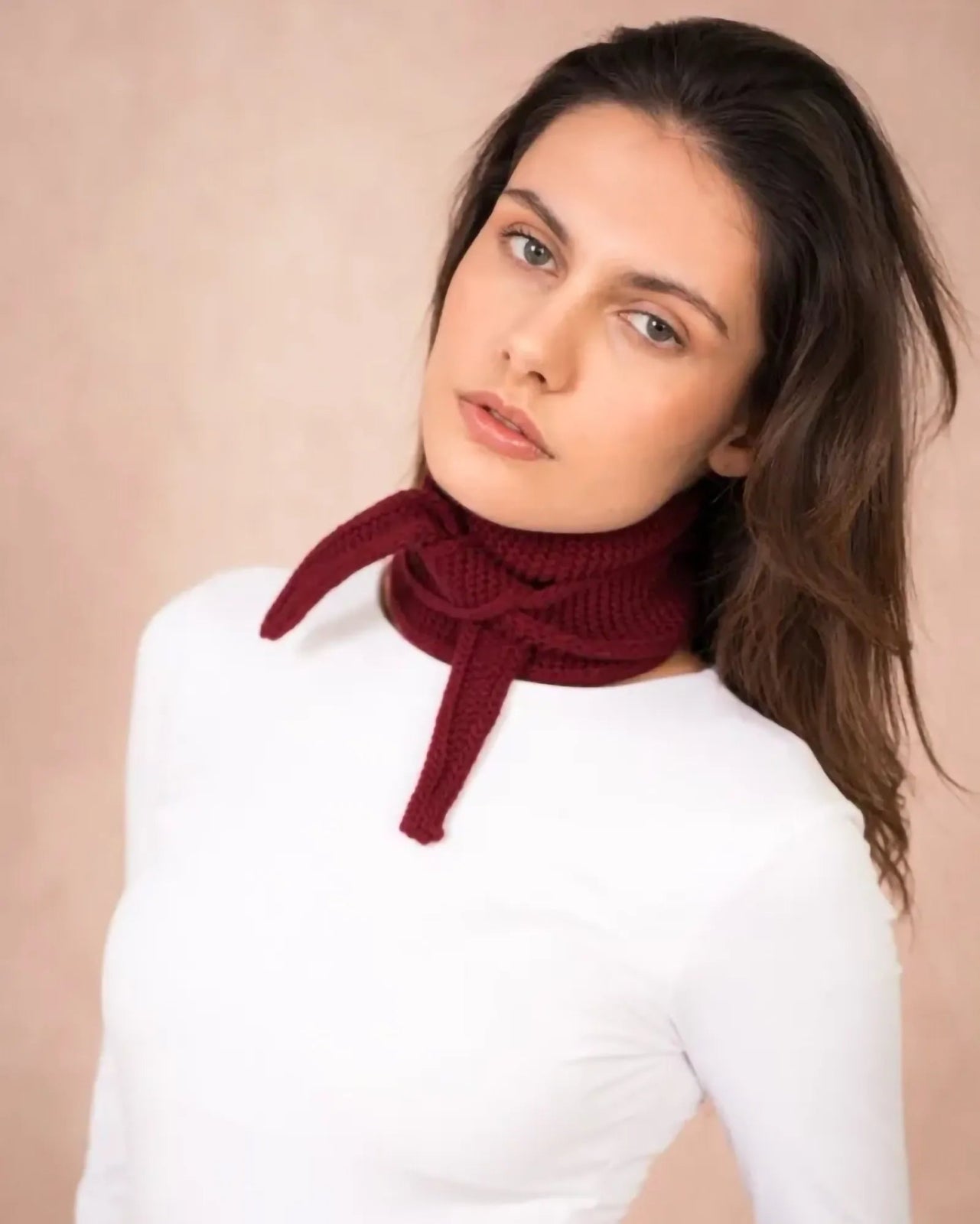 Calie Paris - Kleiner Sophie - Schal • Weinrot - Schal - ROSA ECK Concept Store