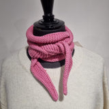 Calie Paris - Kleiner Strickschal • Kaki - Schal - ROSA ECK