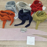 Calie Paris - Kleiner Strickschal • Schokolade - Schal - ROSA ECK