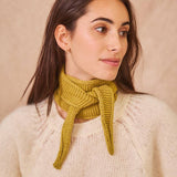 Calie Paris - Kleiner Strickschal • Schokolade - Schal - ROSA ECK