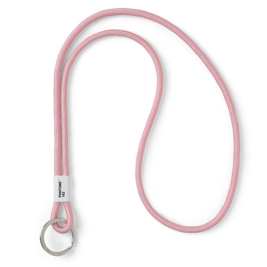 Copenhagen Design - PANTONE Schlüsselanhänger Lang Light Pink 182 - ROSA ECK - Pink, ,