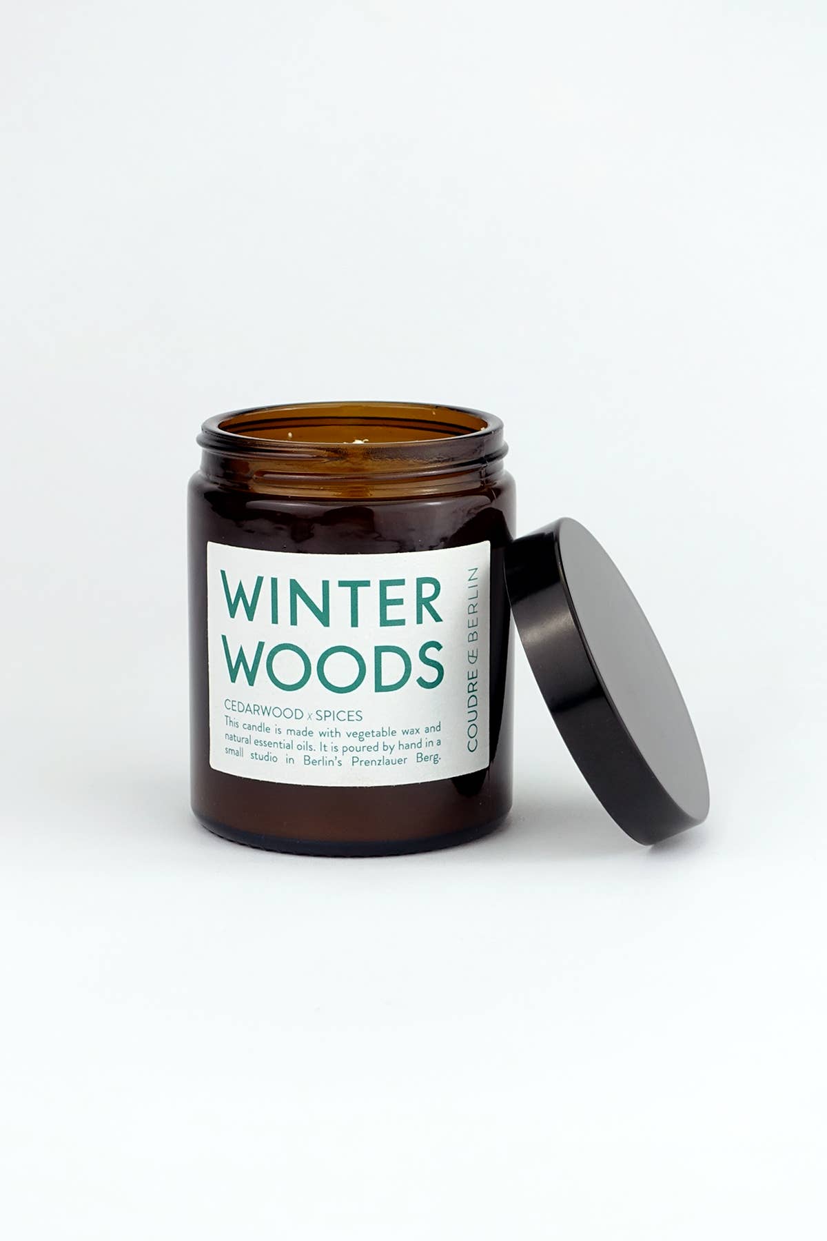 Coudre Berlin - WINTER WOODS Duftkerze Zedernholz & Gewürze - ROSA ECK - ESSENTIALS, Kerze,