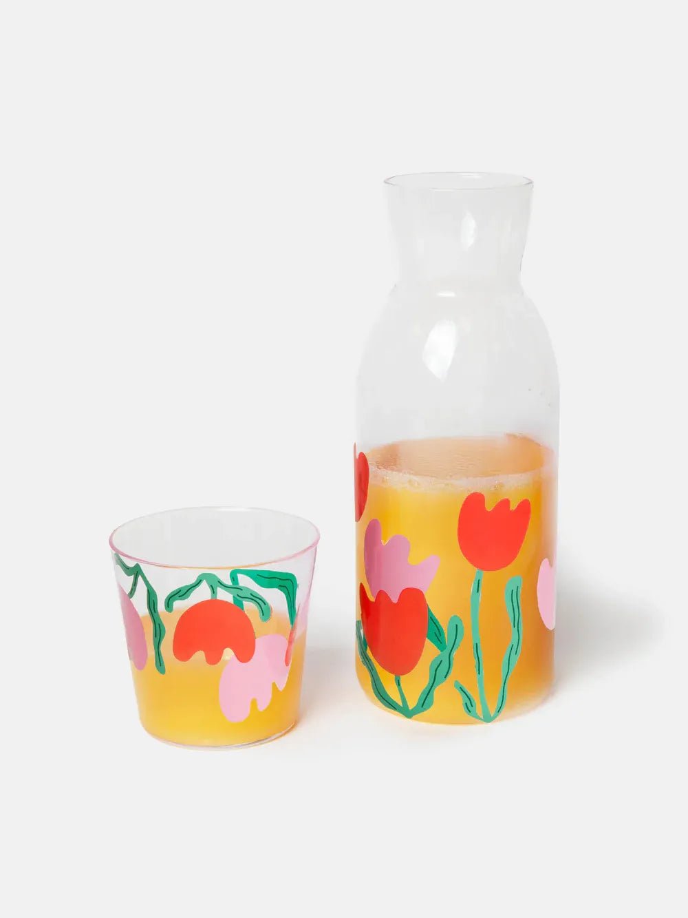 DOIY - BLOOM Karaffe & Trinkglas - ROSA ECK Concept Store