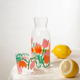 DOIY - BLOOM Karaffe & Trinkglas - ROSA ECK Concept Store