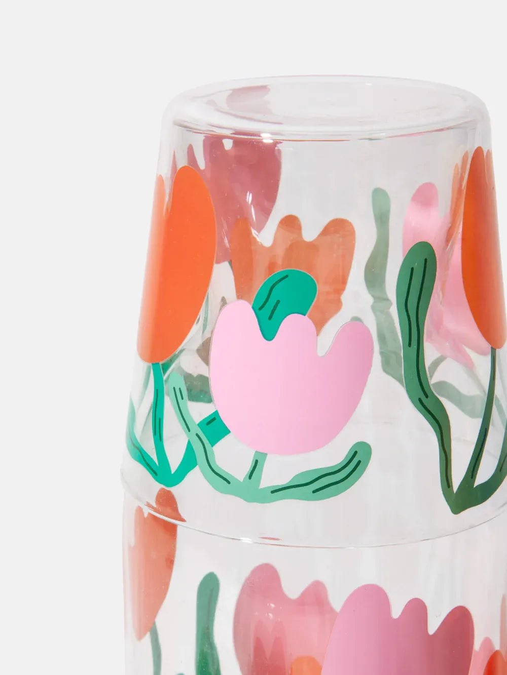 DOIY - BLOOM Karaffe & Trinkglas - ROSA ECK Concept Store