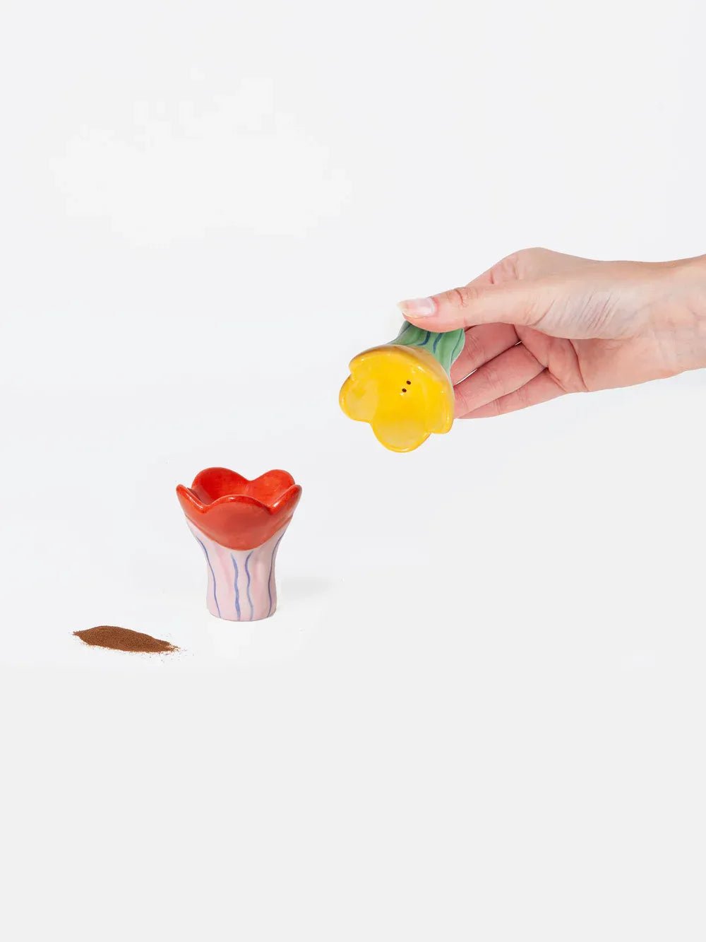 DOIY - BLOOM Salz - und Pfefferstreuer 2er - Set - ROSA ECK Concept Store
