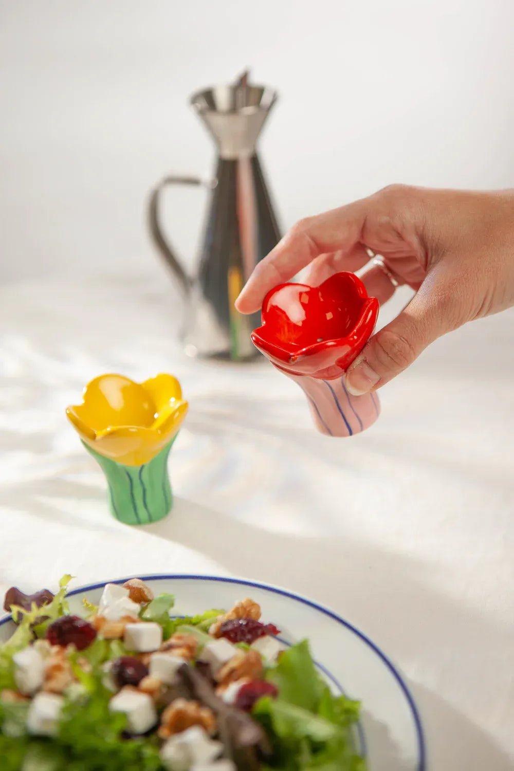 DOIY - BLOOM Salz - und Pfefferstreuer 2er - Set - ROSA ECK Concept Store