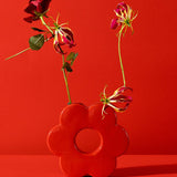 DOIY - DAISY Vase | Red - ROSA ECK - Blume, Rosa,