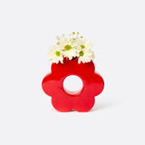 DOIY - DAISY Vase | Red - ROSA ECK - Blume, Rosa,