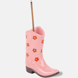 DOIY - RODEO COWBOY BOOT Räucherstäbchen - Halter | Pink - ROSA ECK - Rosa, Stiefel,