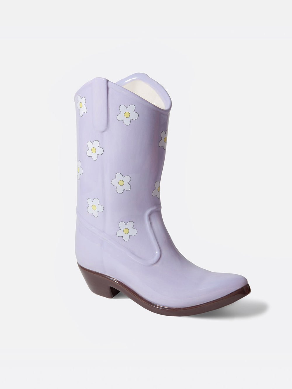 DOIY - RODEO COWBOY BOOT Vase | Lilac - ROSA ECK - Flieder, Lila, Stiefel