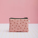 ECKE - CEREZAS Geldbeutel mit Zipper • Kirschen - Pink - Geldbeutel - ROSA ECK Concept Store
