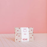 ECKE - CEREZAS Mini Geldbeutel | Klick | Kirschen Sandweiß - ROSA ECK - Kirschen, Nude,