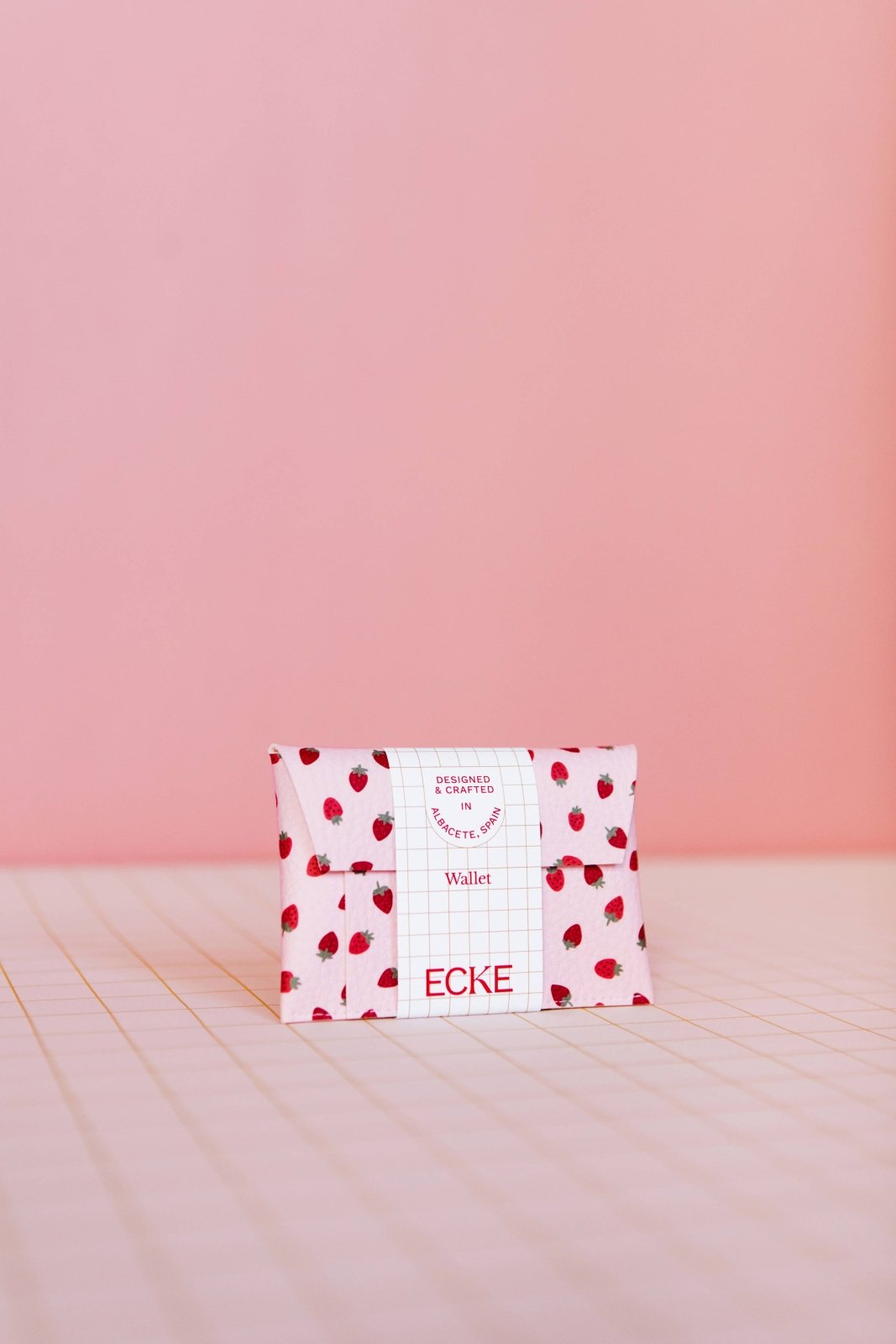 ECKE - FRESAS Kartenetui | Rosa - Geldbeutel - ROSA ECK Concept Store