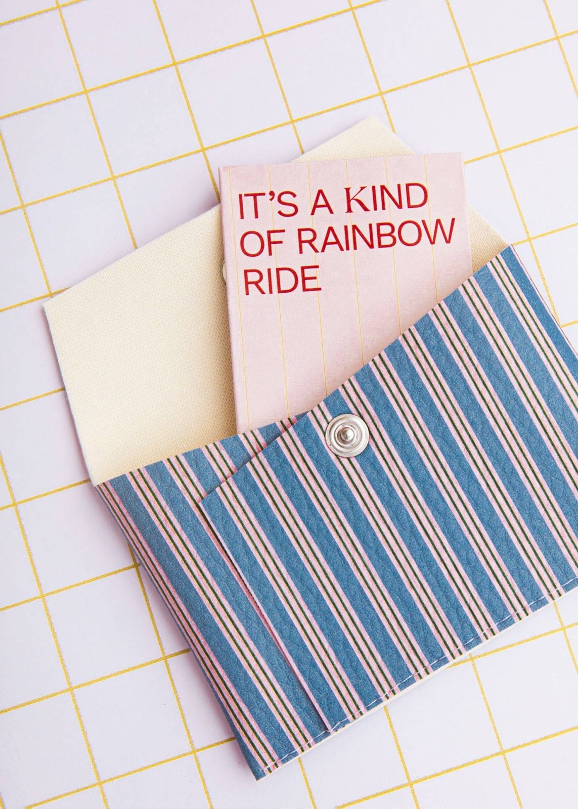 ECKE - Geldbeutel • Blau/Rosa Streifen - Geldbeutel - ROSA ECK