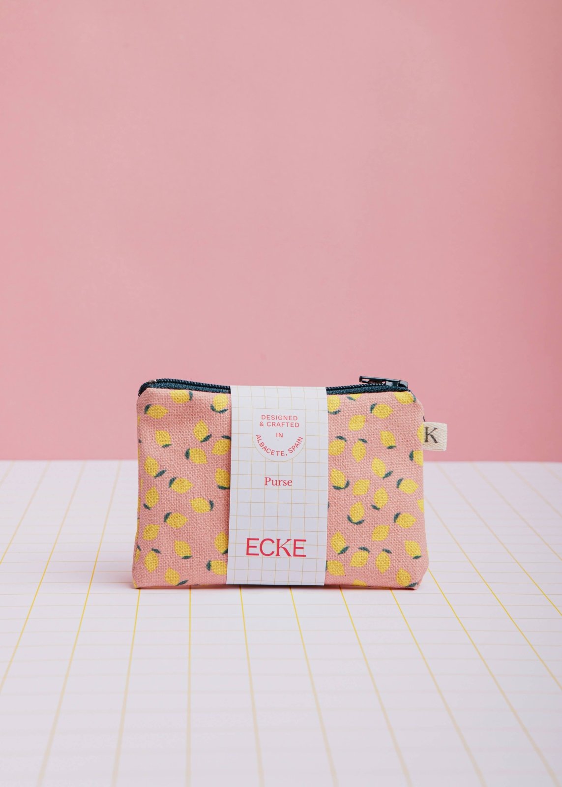 ECKE - Geldbeutel • Zitronen Pink - Geldbeutel - ROSA ECK