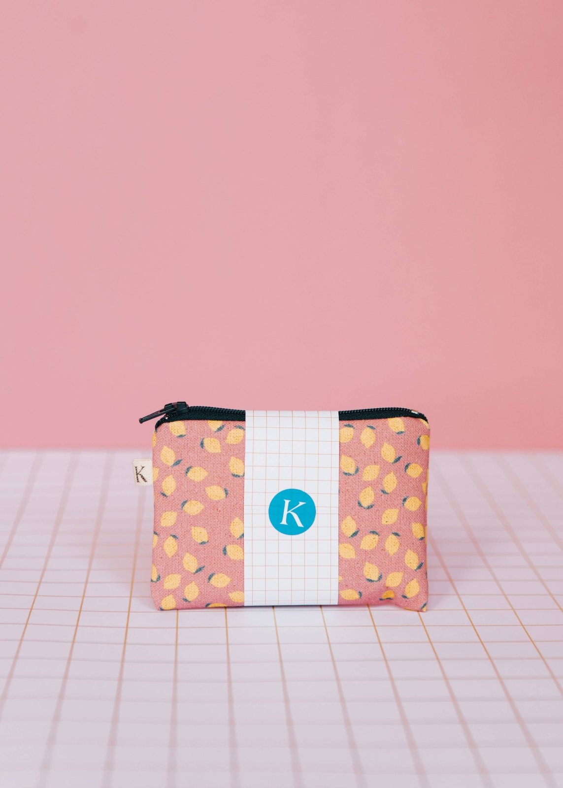 ECKE - Geldbeutel • Zitronen Pink - Geldbeutel - ROSA ECK
