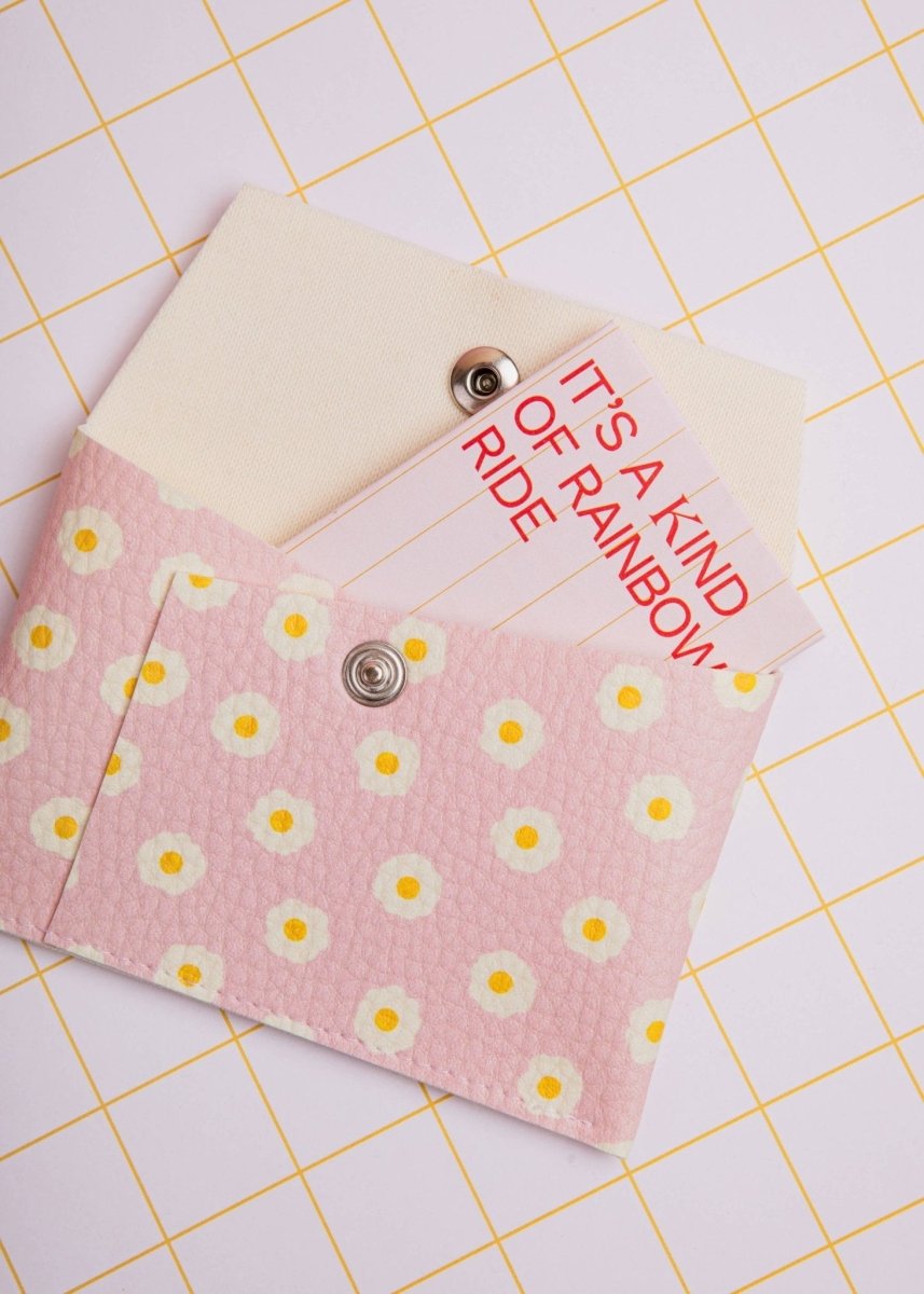 ECKE - HUEVOS Mini Geldbeutel | Klick | Spiegeleier Minzgrün - ROSA ECK - Eier, Grün, Mint