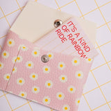 ECKE - HUEVOS Mini Geldbeutel | Klick | Spiegeleier Minzgrün - ROSA ECK - Eier, Grün, Mint
