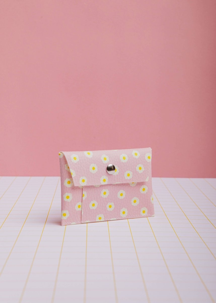 ECKE - HUEVOS Mini - Geldbeutel | Klick | Spiegeleier Pink - ROSA ECK - Ei, Rosa, Spiegelei