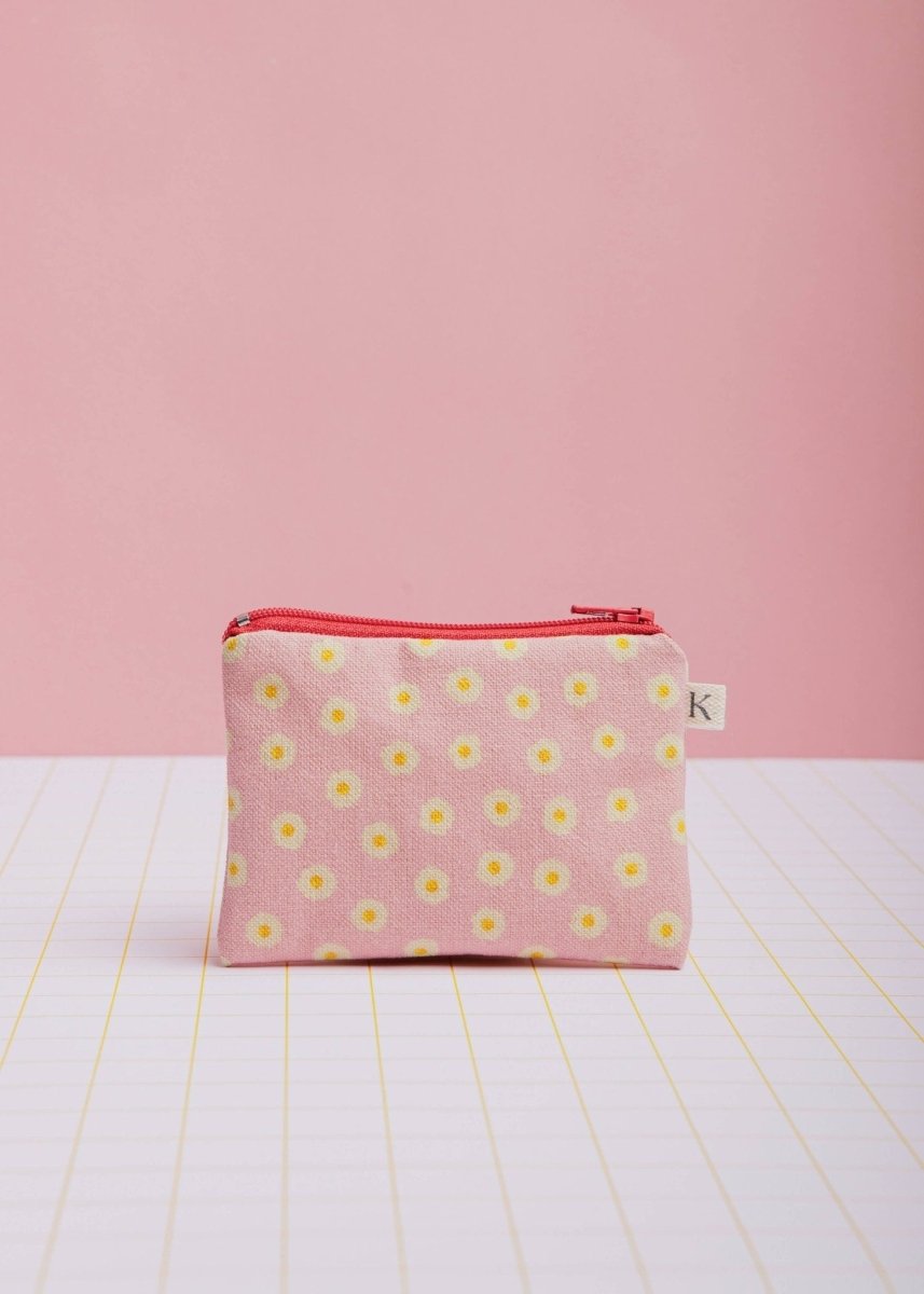 ECKE - HUEVOS Mini Geldbeutel | Zipp | Spiegeleier Rosa - ROSA ECK - Eier, Pink, Rosa