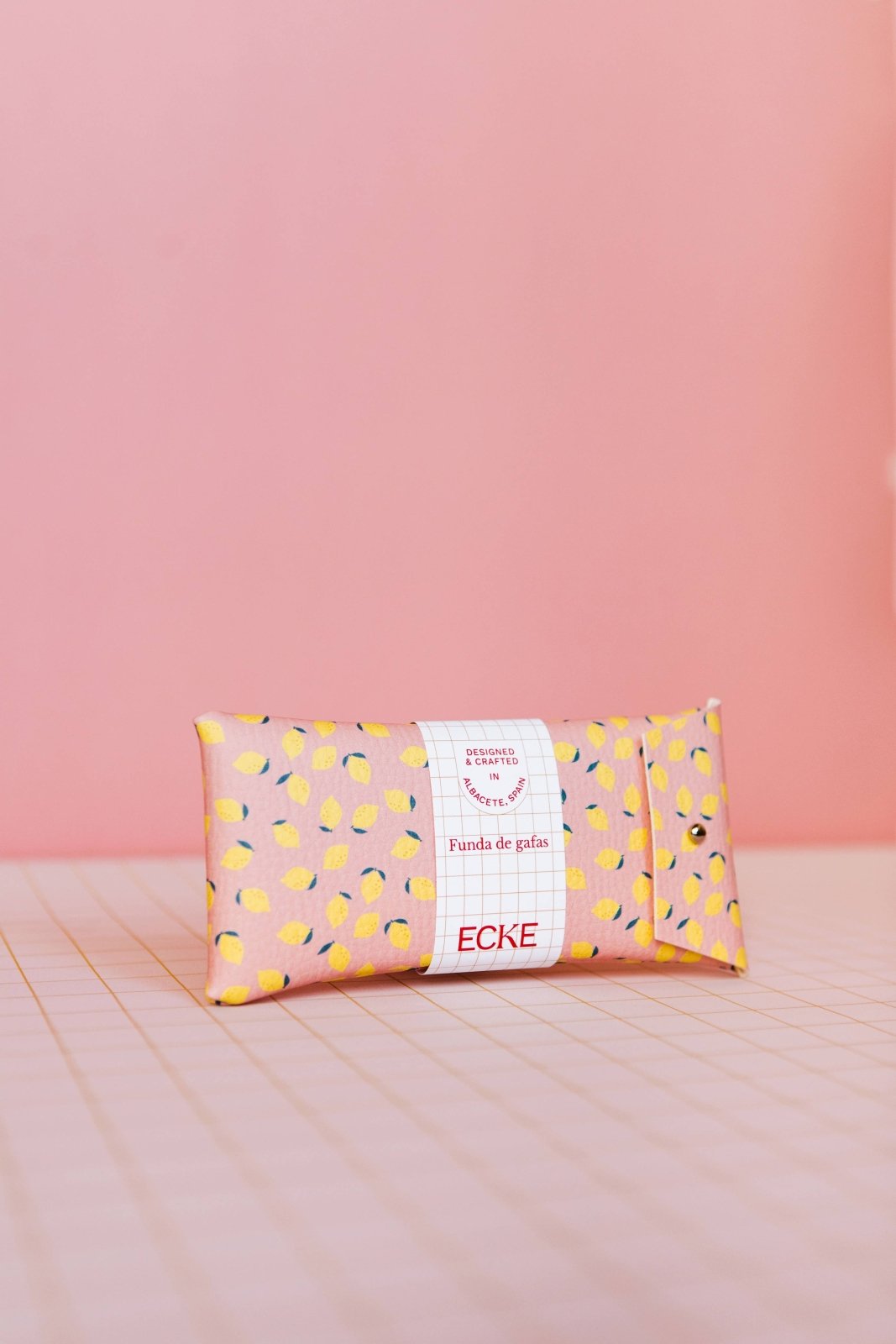 ECKE - LIMONES Brillen - Etui • Zitronen - Pink - Brillen - Etui - ROSA ECK Concept Store