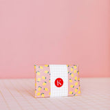 ECKE - LIMONES Mini - Geldbeutel | Klick | Zitronen Beige - ROSA ECK - Rosa, Zitrone,