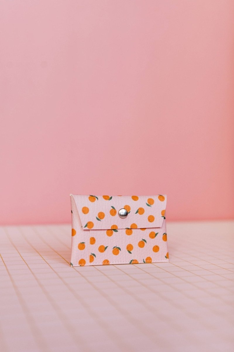 ECKE - NARANJAS Mini Geldbeutel | Klick | Orangen Rosa - ROSA ECK - Orangen, ,