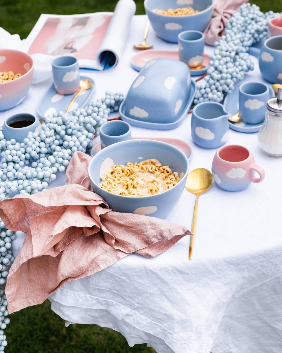 Egg Back Home - CLOUD Schüssel (⌀ 16 cm) - ROSA ECK - Blau, ,