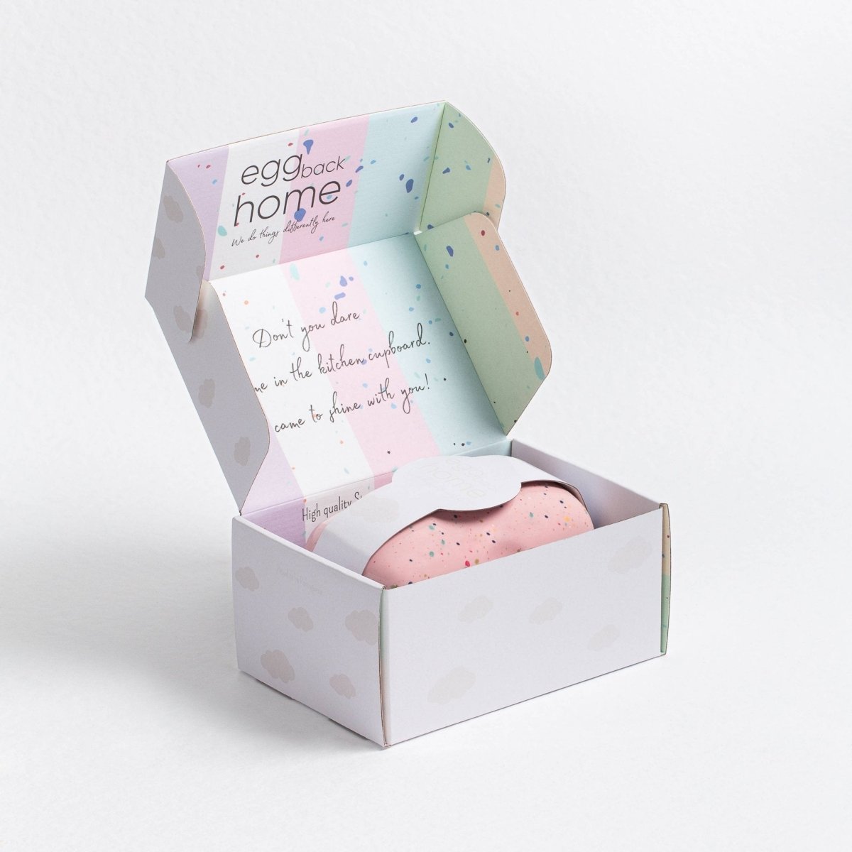 Egg Back Home - NEW PARTY Butterdose Rosa - ROSA ECK - Rosa, ,