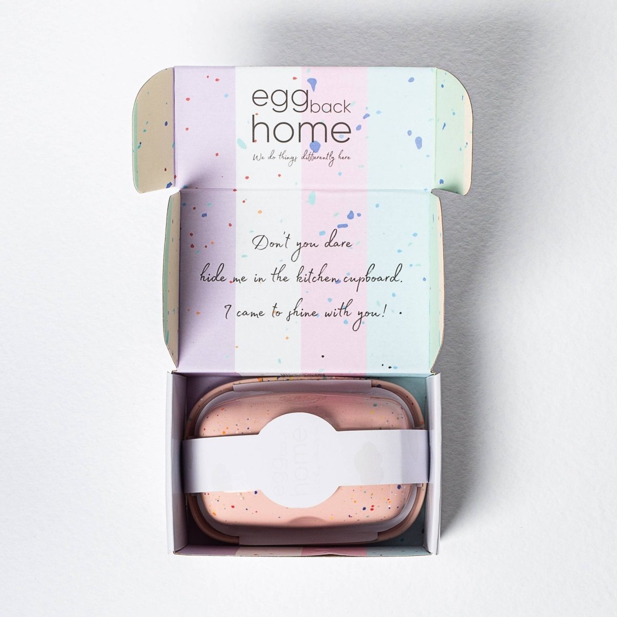 Egg Back Home - NEW PARTY Butterdose Rosa - ROSA ECK - Rosa, ,
