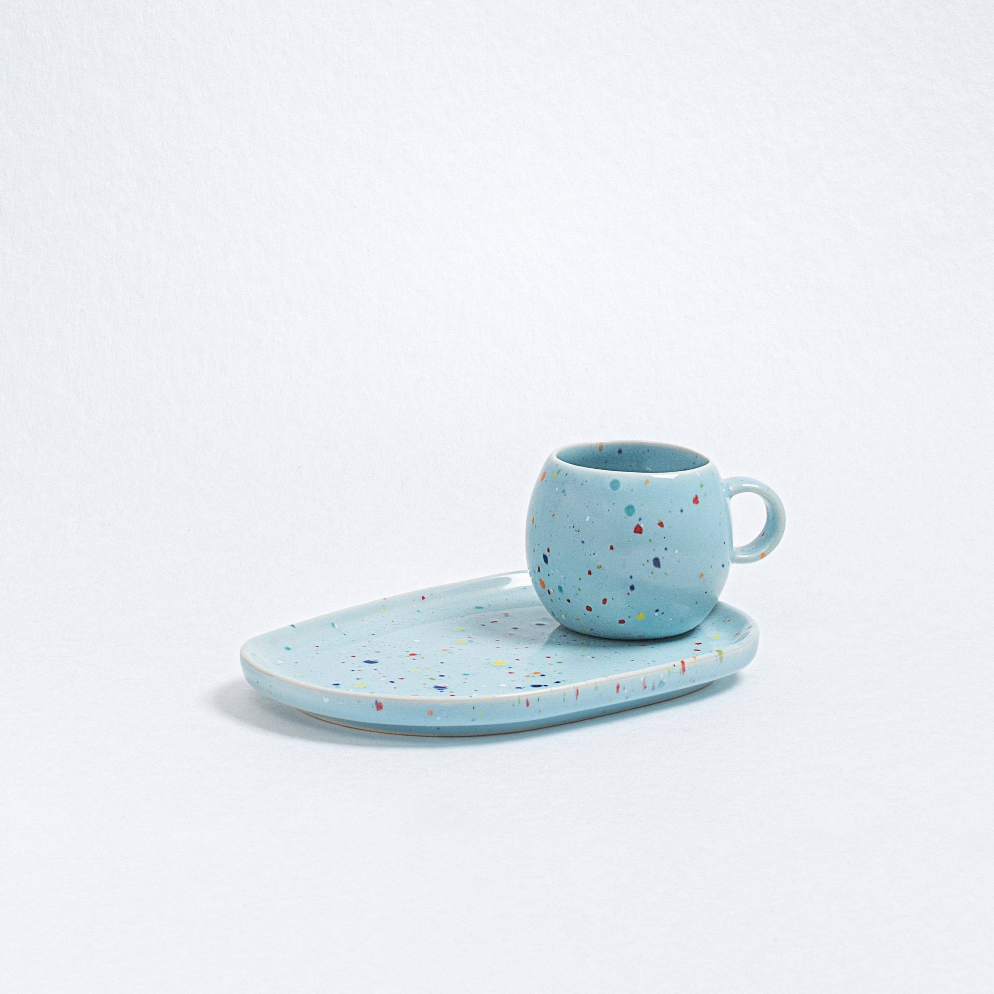 Egg Back Home - NEW PARTY Espresso - Kaffeebecher (90 ml) | Blau - ROSA ECK - Blau, ,