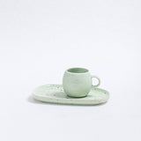 Egg Back Home - NEW PARTY Espressotasse Rund (90 ml) Grün - ROSA ECK - Grün, ,