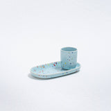 Egg Back Home - NEW PARTY Espressotasse/Eierbecher (Ø 5 cm) Gelb - ROSA ECK - Gelb, ,