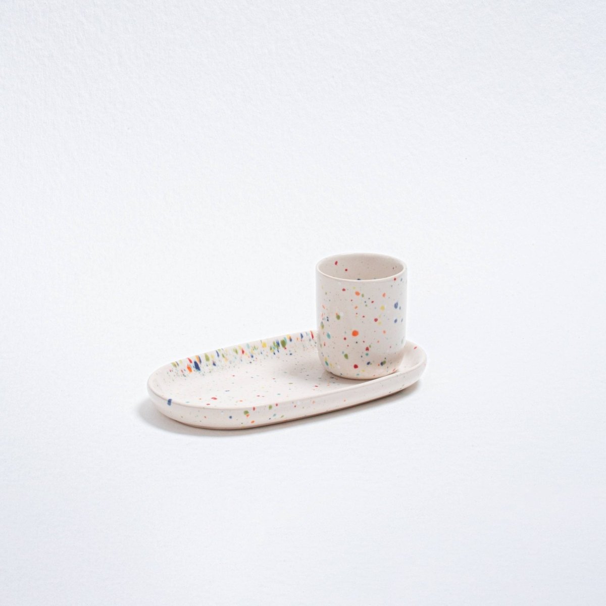 Egg Back Home - NEW PARTY Espressotasse/Eierbecher (Ø 5 cm) Gelb - ROSA ECK - Gelb, ,