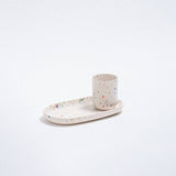 Egg Back Home - NEW PARTY Espressotasse/Eierbecher (Ø 5 cm) Gelb - ROSA ECK - Gelb, ,