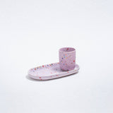 Egg Back Home - NEW PARTY Espressotasse/Eierbecher (Ø 5 cm) Gelb - ROSA ECK - Gelb, ,