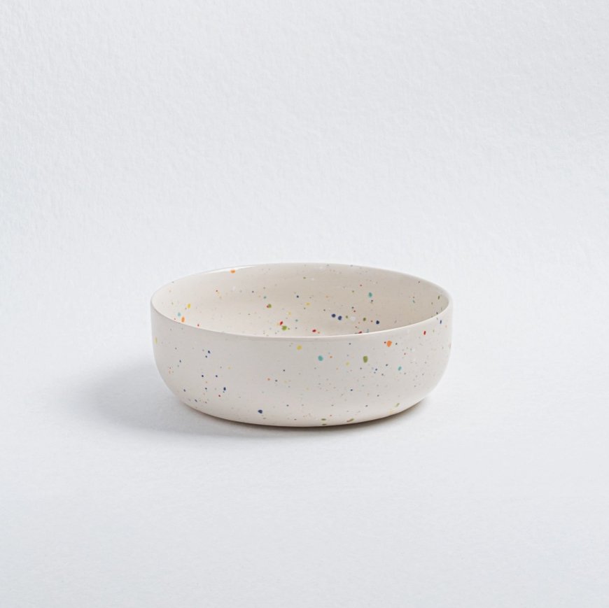 Egg Back Home - NEW PARTY Schale (⌀ 15 cm) Weiß - ROSA ECK - Weiß, ,