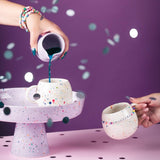 Egg Back Home - NEW PARTY Tasse (250 ml) Weiß - ROSA ECK - Weiß, ,