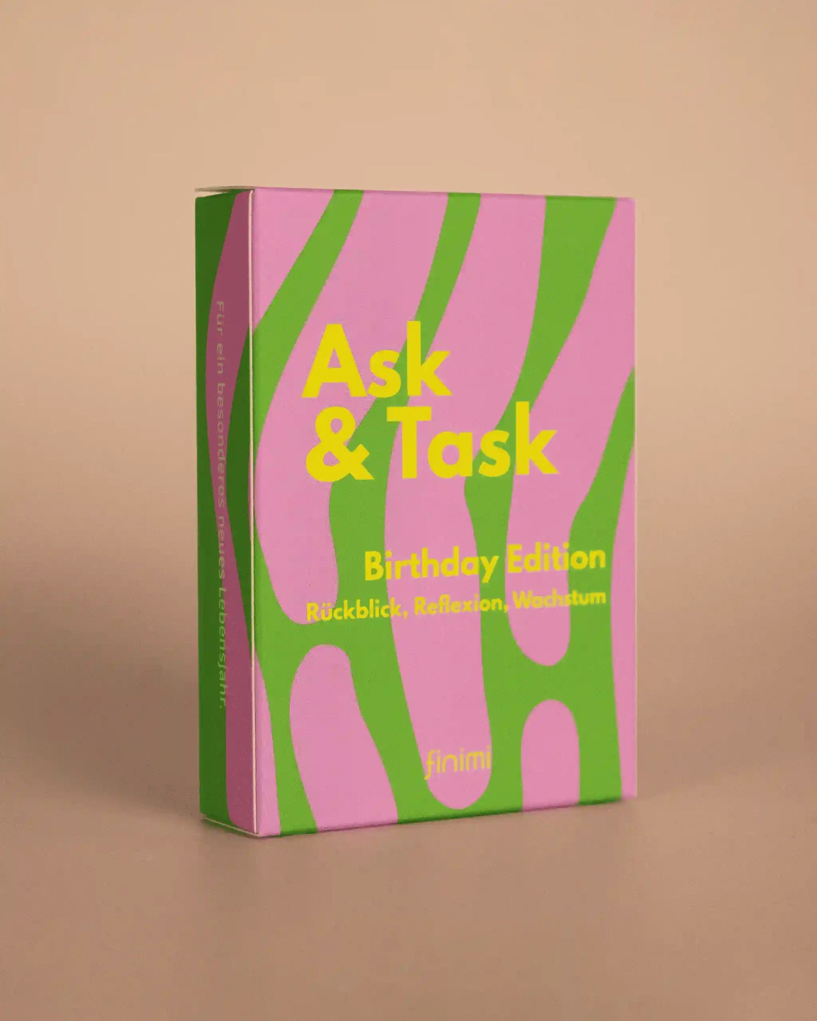 finimi - ASK & TASK Fragespiel | Birthday Edition - Fragespiel - ROSA ECK Concept Store