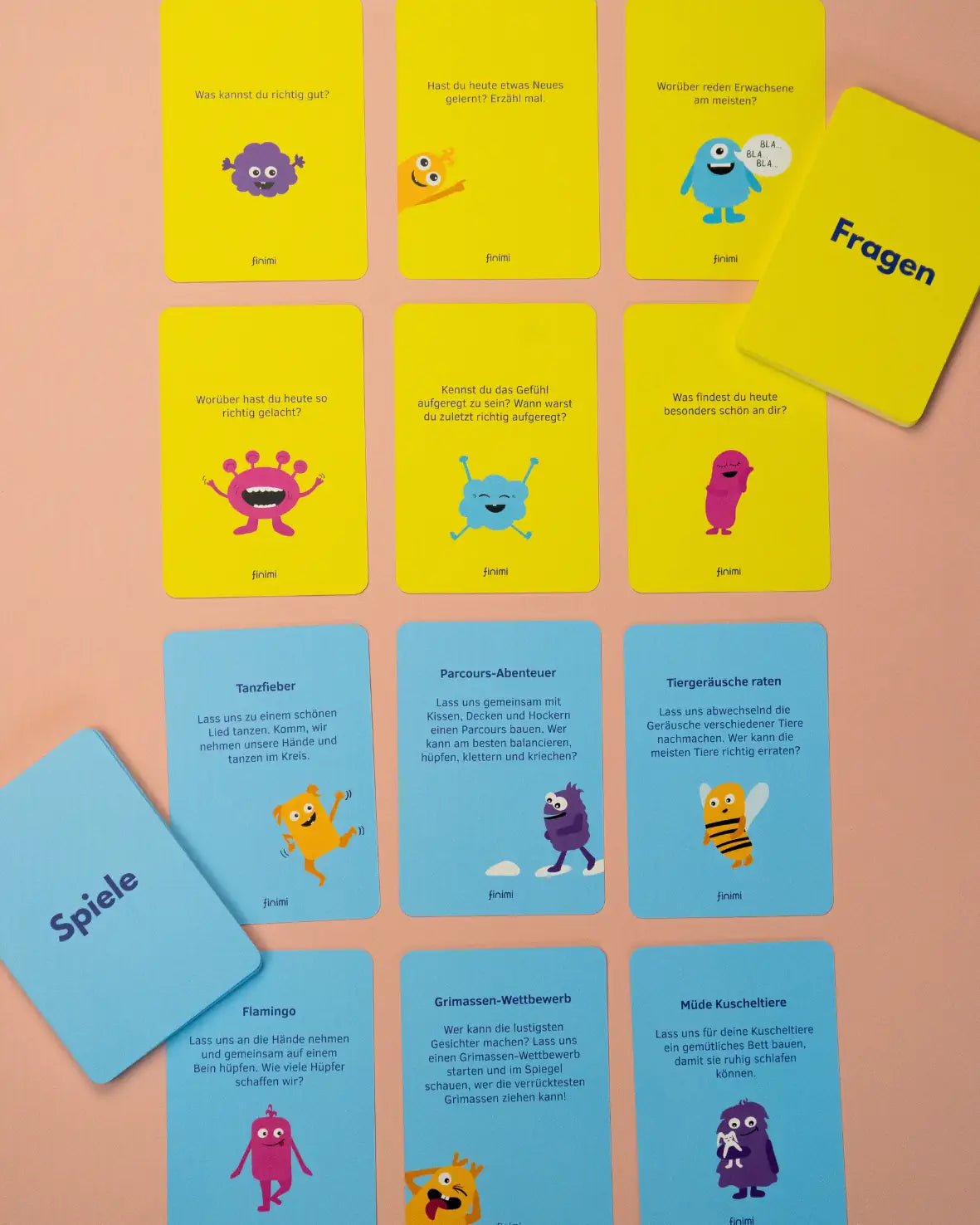 finimi - ASK & TASK Fragespiel | Für Kinder (3–6 Jahre) - Fragespiel - ROSA ECK Concept Store