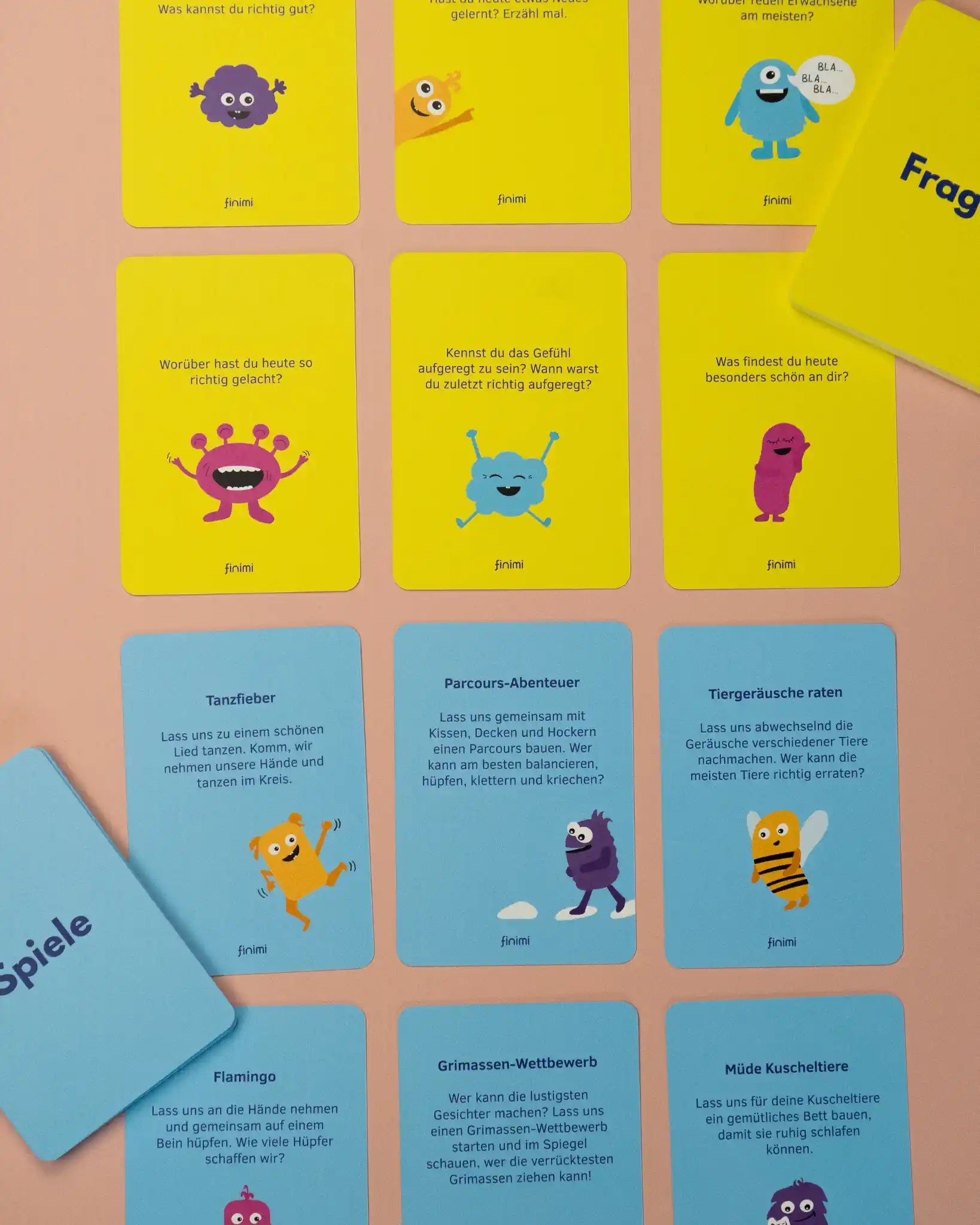 finimi - ASK & TASK Fragespiel | Für Kinder (3–6 Jahre) - Fragespiel - ROSA ECK Concept Store