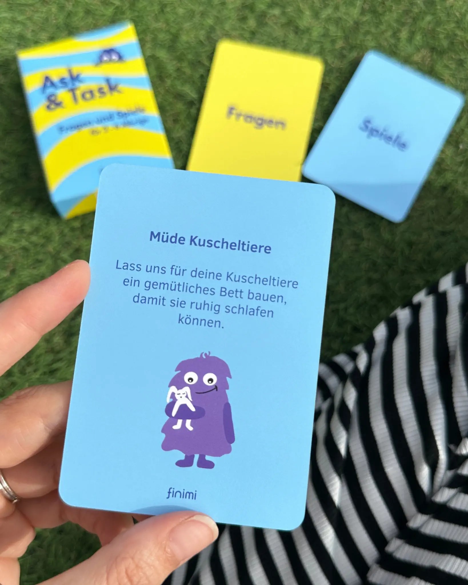 finimi - ASK & TASK Fragespiel | Für Kinder (3–6 Jahre) - Fragespiel - ROSA ECK Concept Store