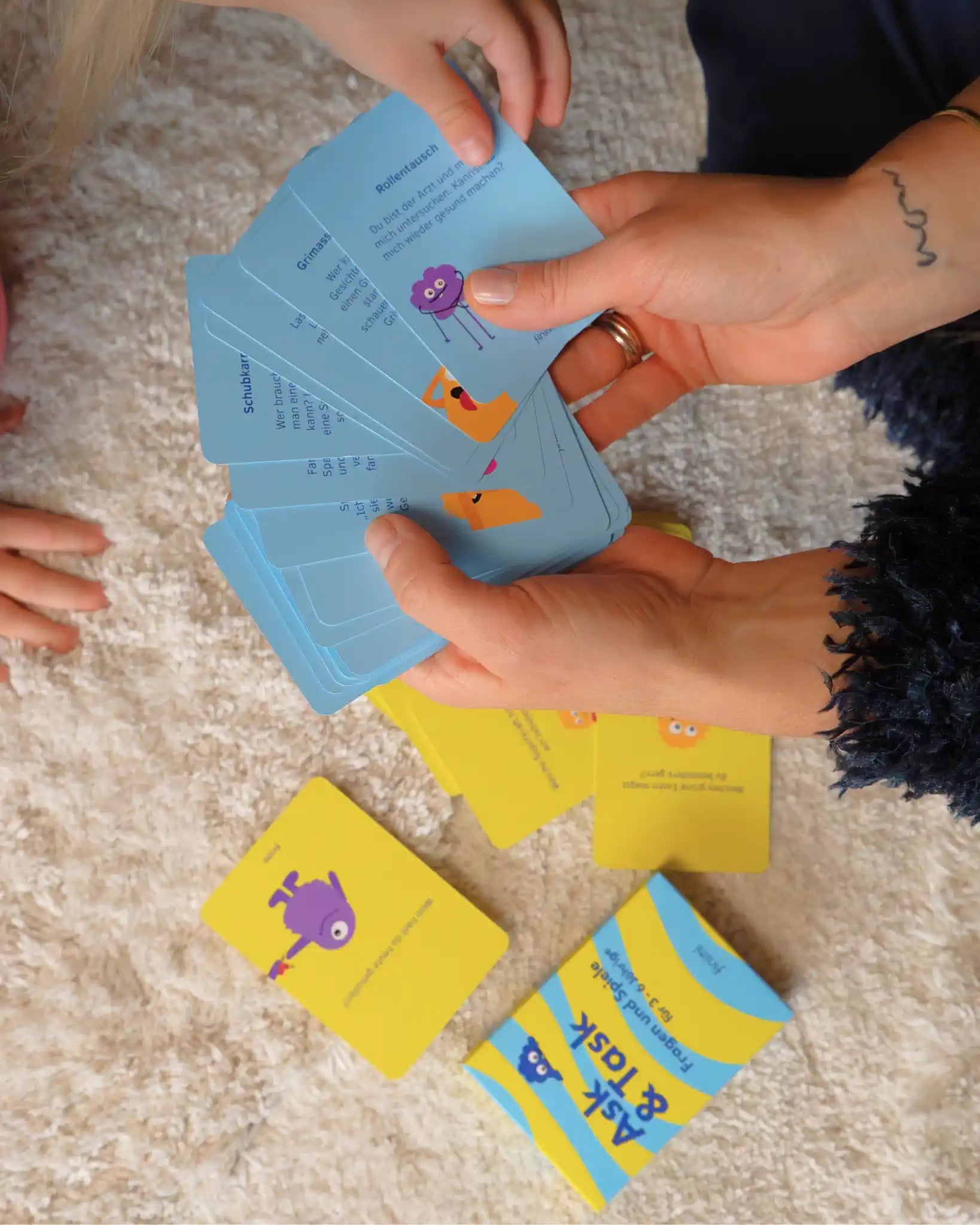 finimi - ASK & TASK Fragespiel | Für Kinder (3–6 Jahre) - Fragespiel - ROSA ECK Concept Store
