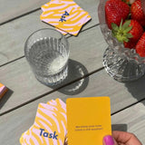 finimi - ASK & TASK Kartenset zur Geburt - Fragespiel - ROSA ECK Concept Store