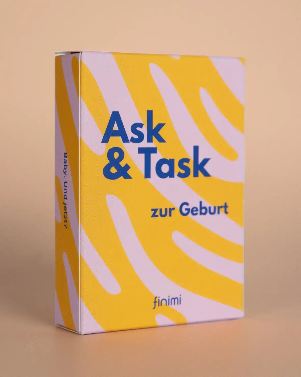 finimi - ASK & TASK Kartenset zur Geburt - Fragespiel - ROSA ECK Concept Store