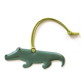 Firefly Reflectors - GREEN CROCODILE Reflektor für Kinder - ROSA ECK - Grün, Krokodil,